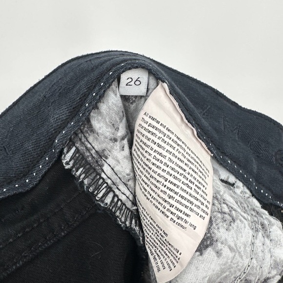 Stella McCartney Denim Skinny Ankle Jeans High Rise Stretch Black Size 26 - Picture 8 of 8